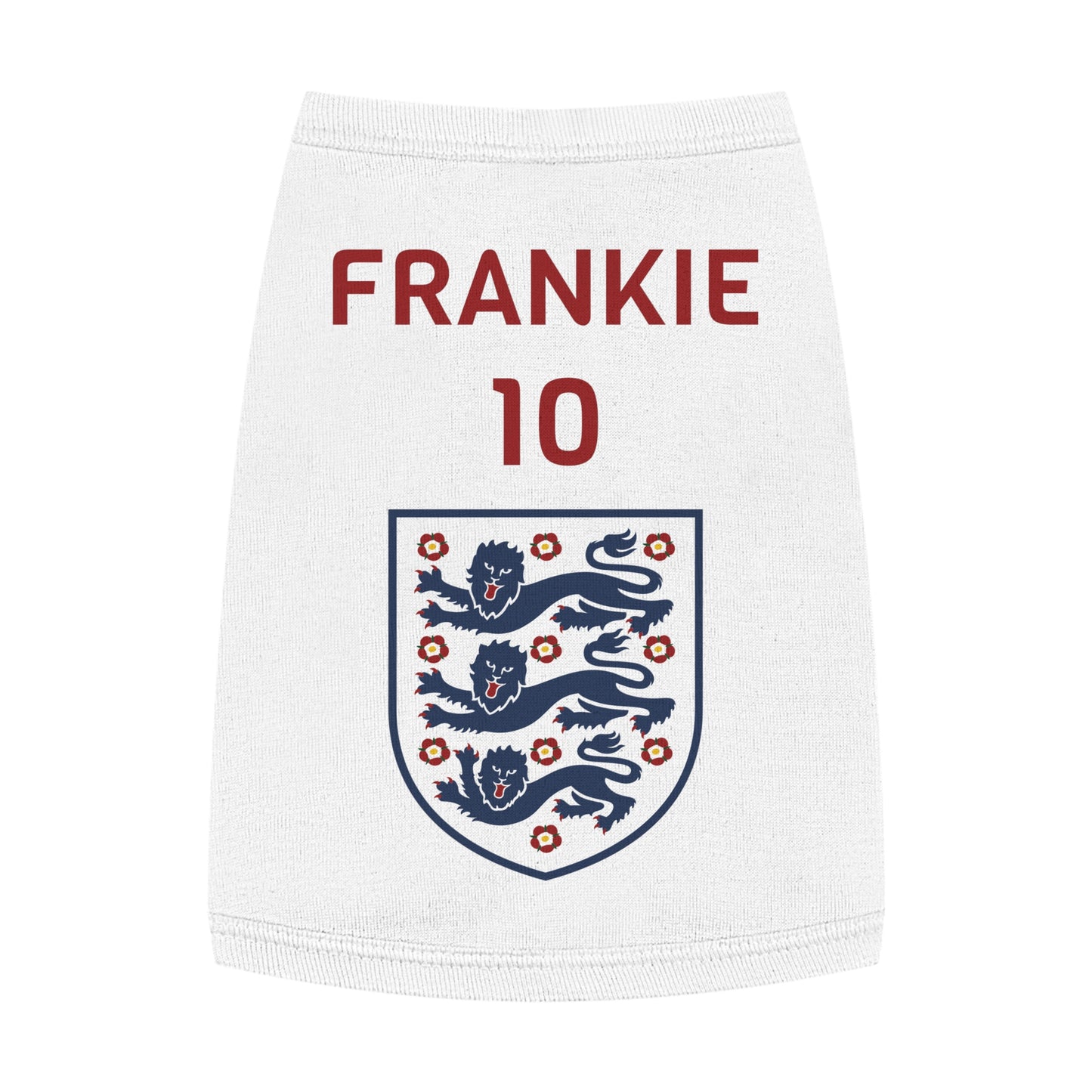Customizable World Cup Pet Top — Team England