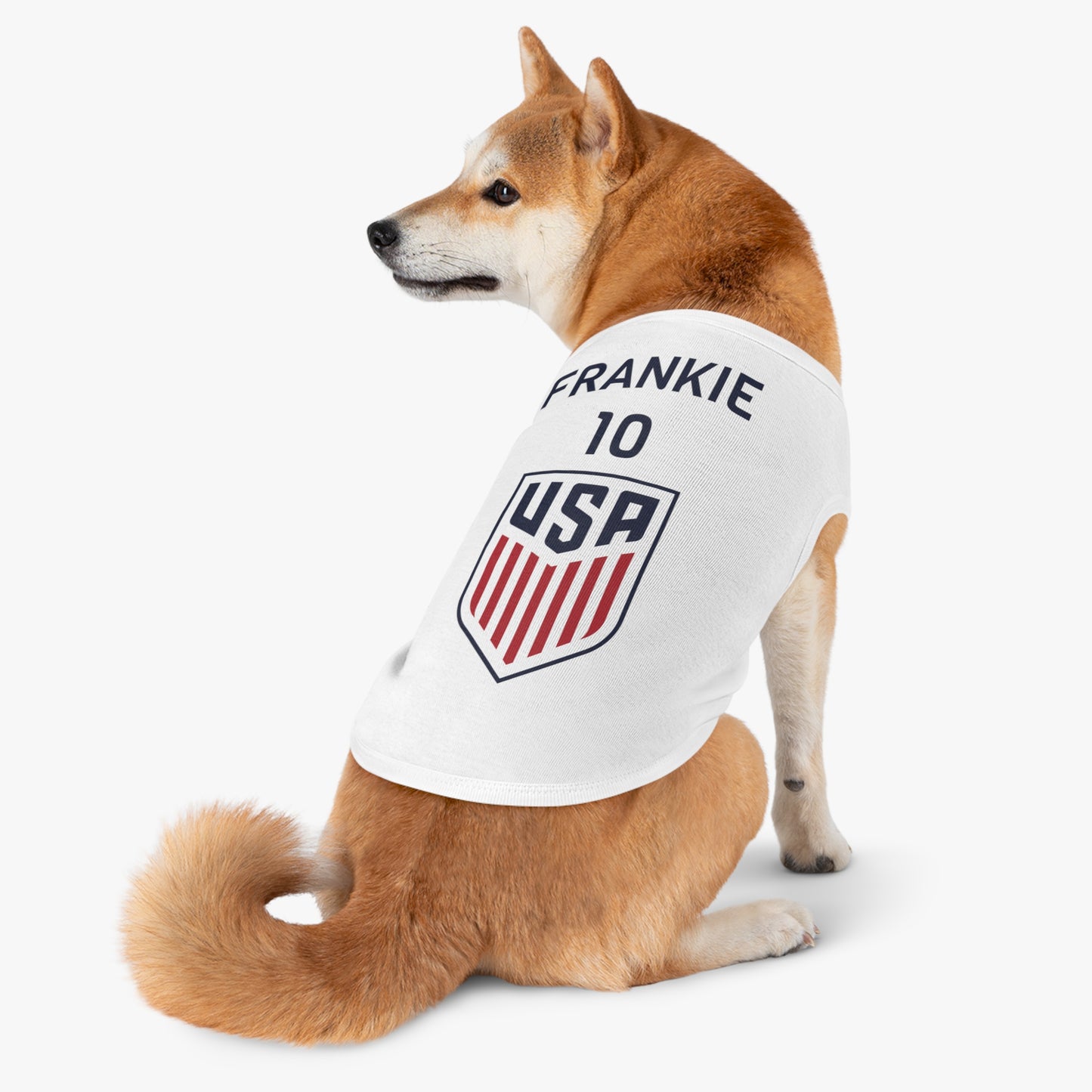 Customizable World Cup Pet Top — Team USA