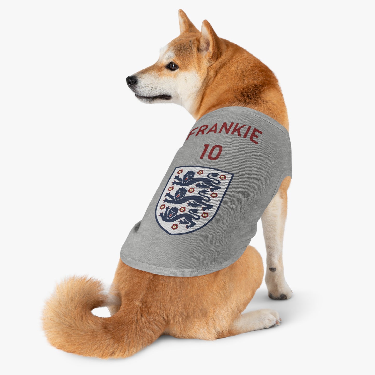 Customizable World Cup Pet Top — Team England