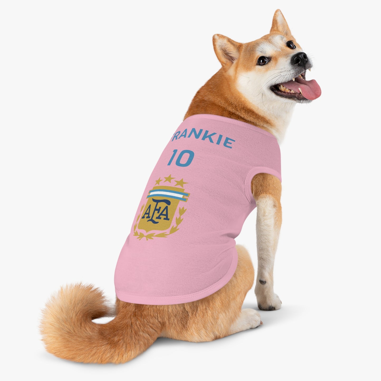 Customizable World Cup Pet Top — Team Argentina