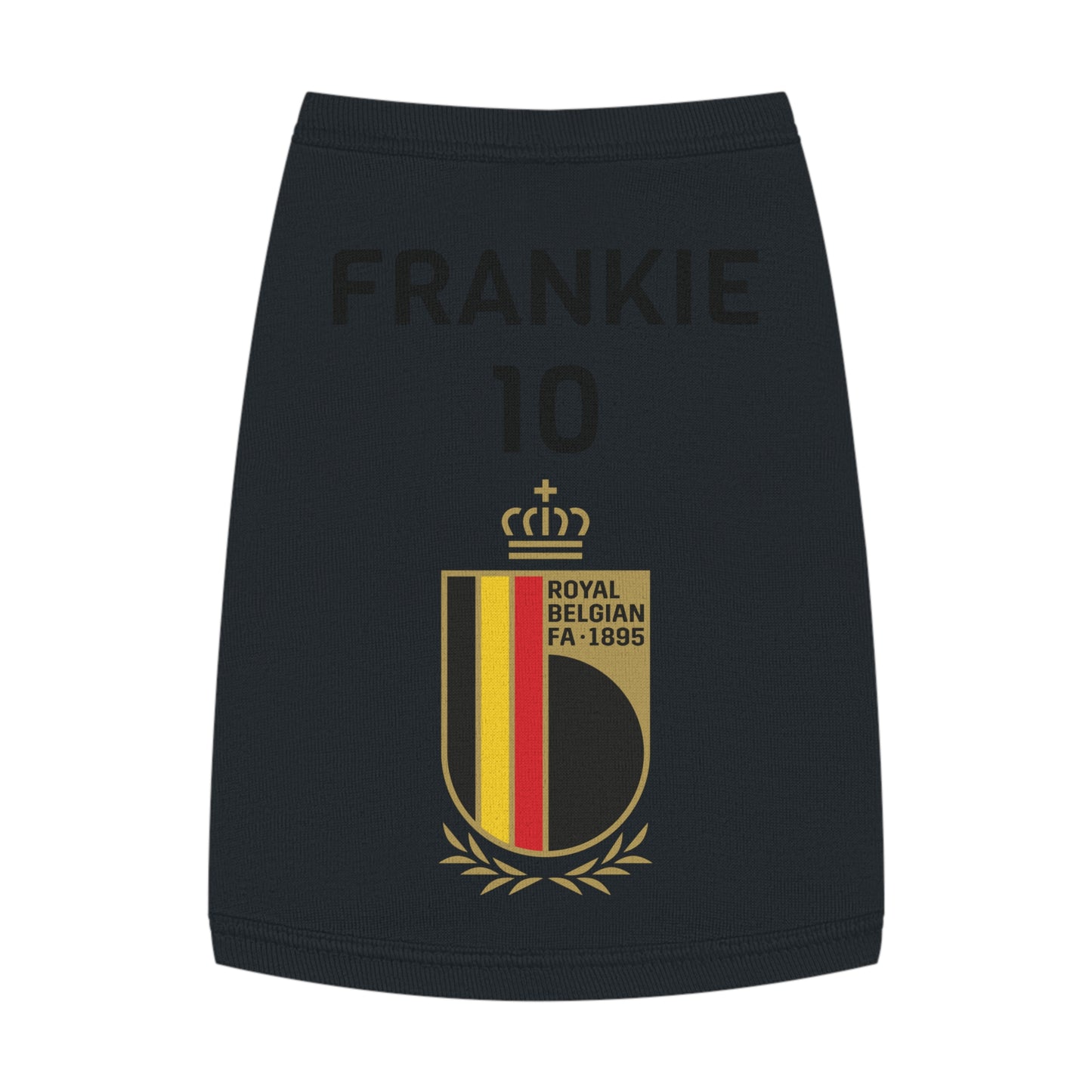 Customizable World Cup Pet Top — Team Belgium