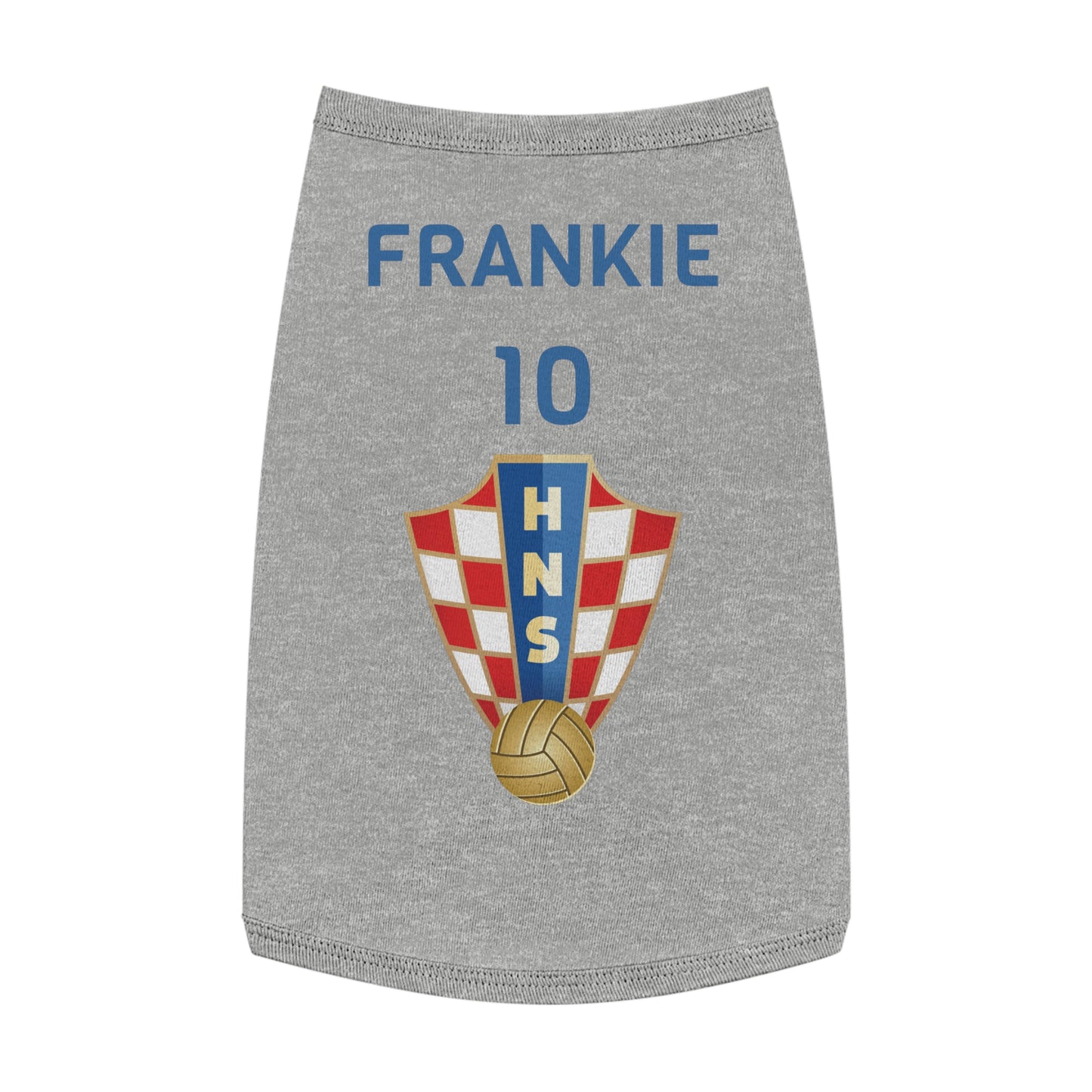 Customizable World Cup Pet Top — Team Croatia