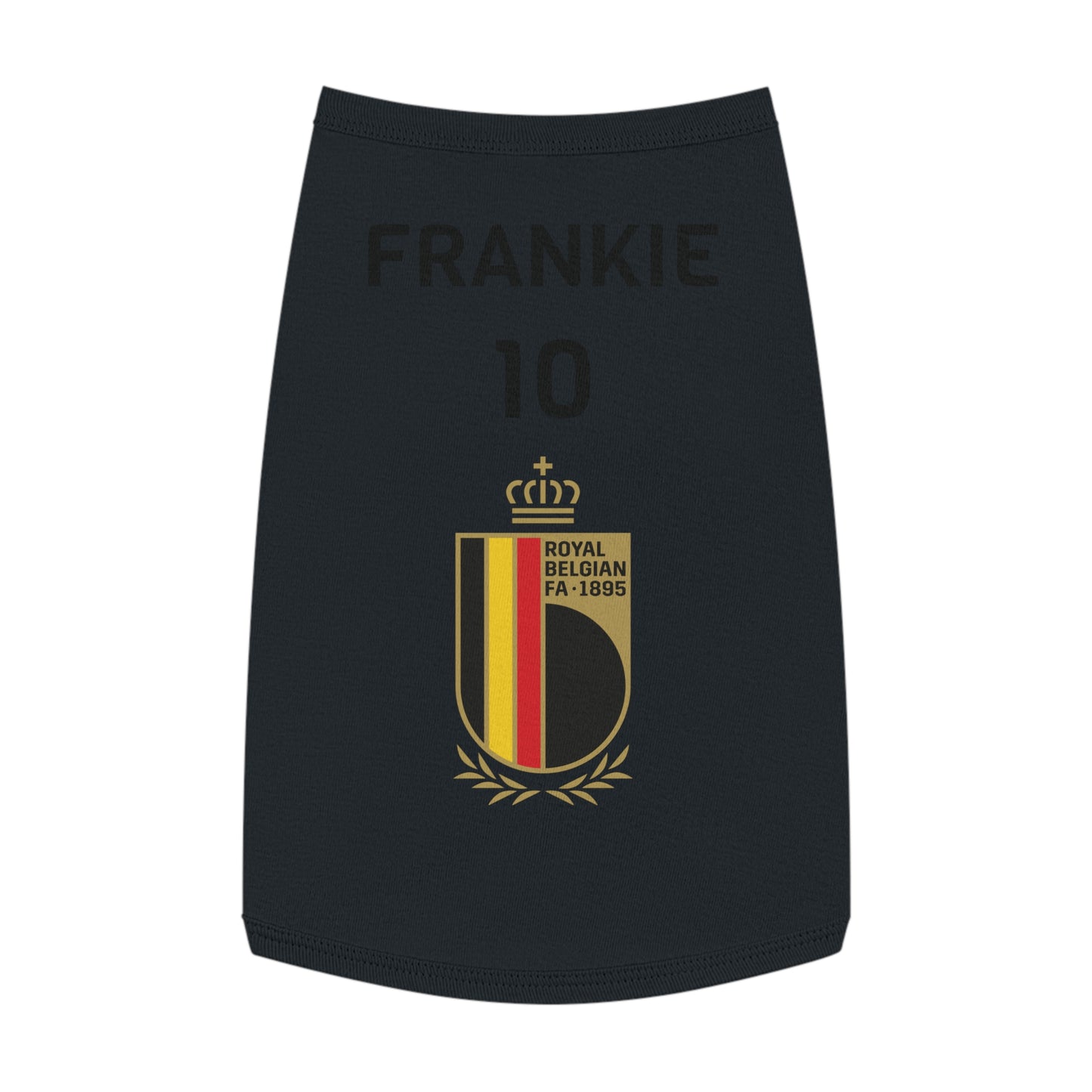 Customizable World Cup Pet Top — Team Belgium