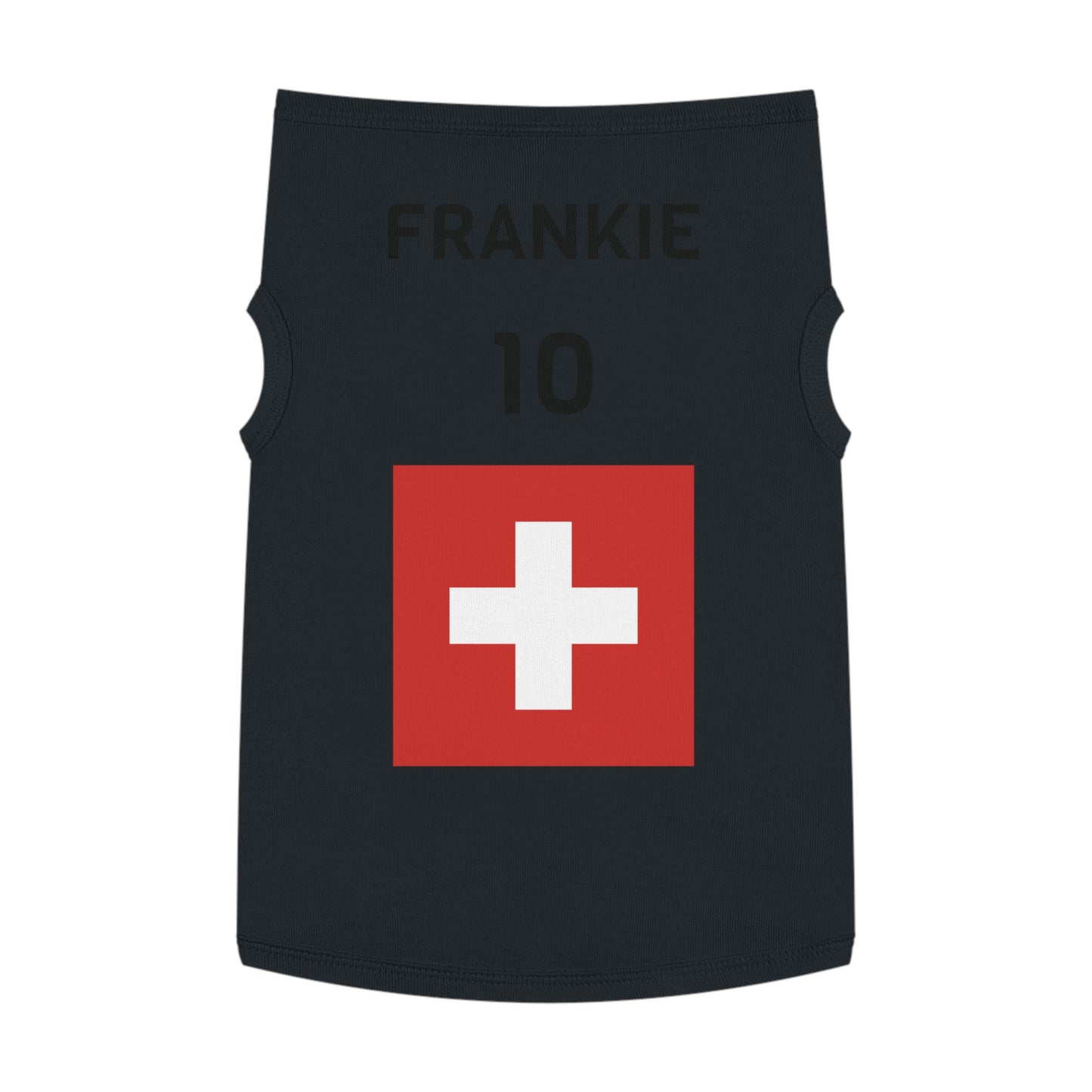 Customizable World Cup Pet Top — Team Switzerland