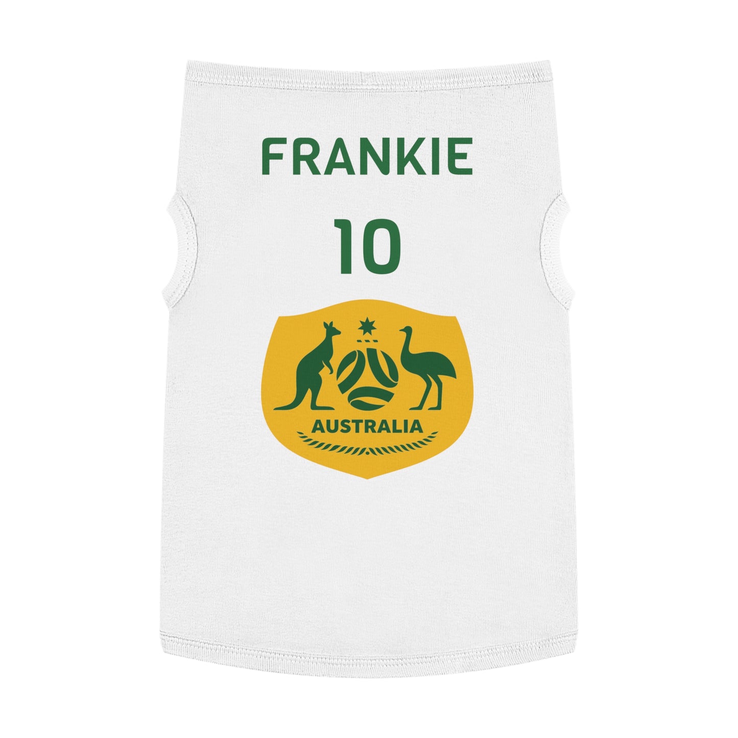 Customizable World Cup Pet Top — Team Australia