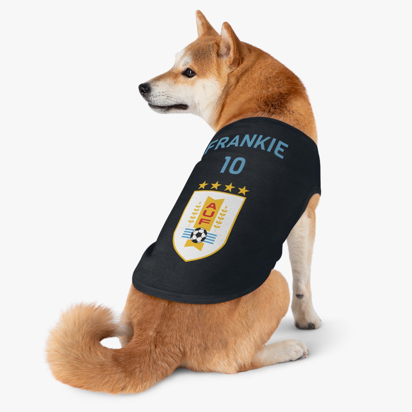 Customizable World Cup Pet Top — Team Uruguay