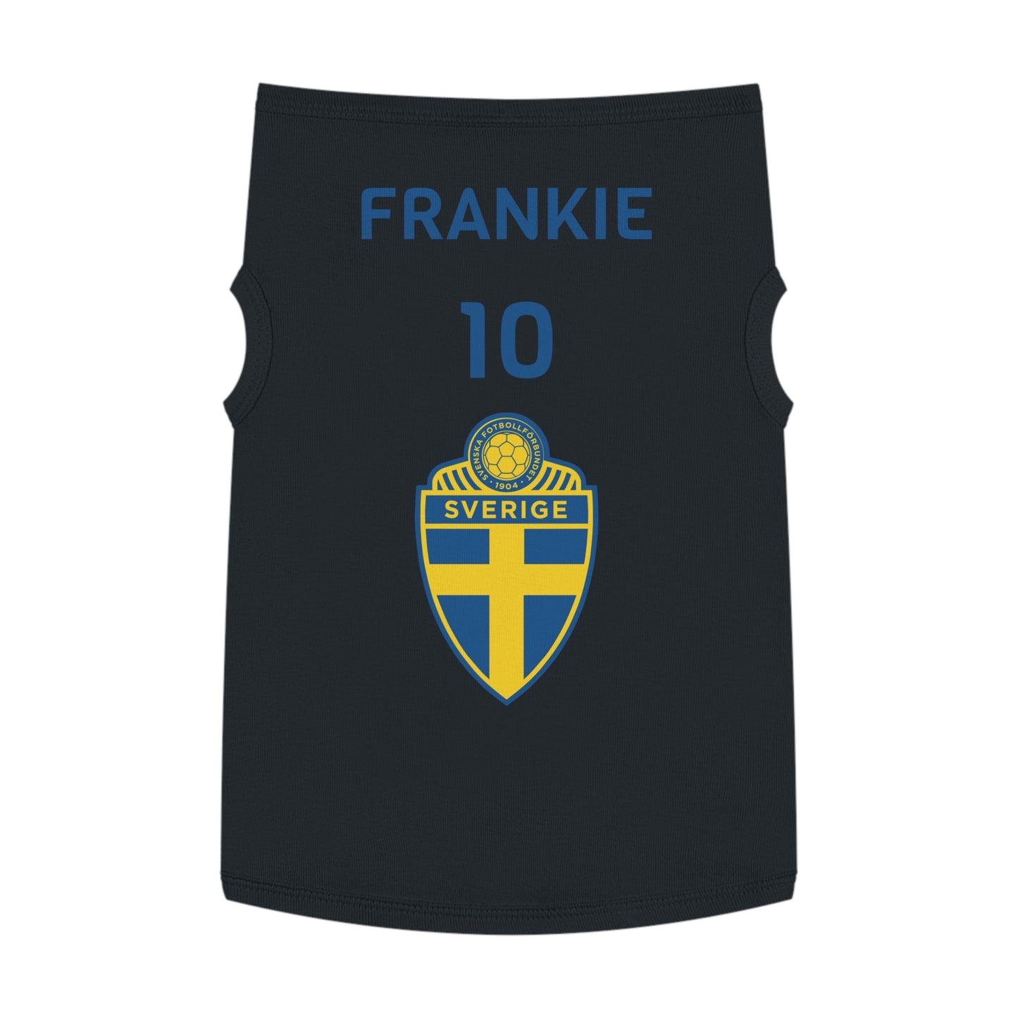 Customizable World Cup Pet Top — Team Sweden