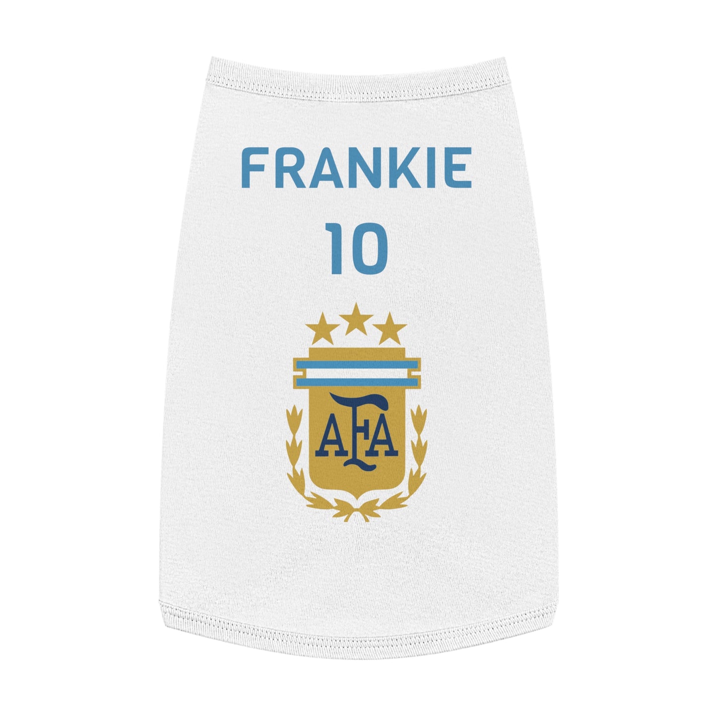 Customizable World Cup Pet Top — Team Argentina