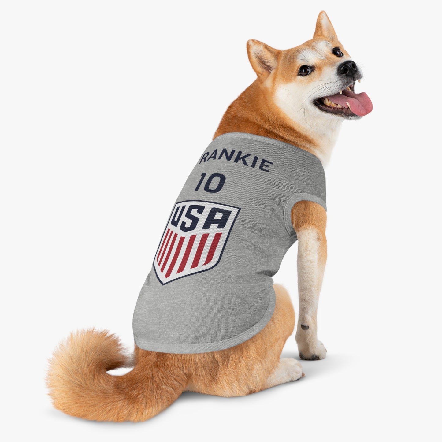 Customizable World Cup Pet Top — Team USA