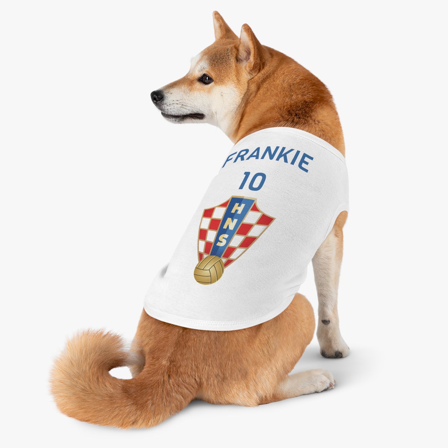 Customizable World Cup Pet Top — Team Croatia
