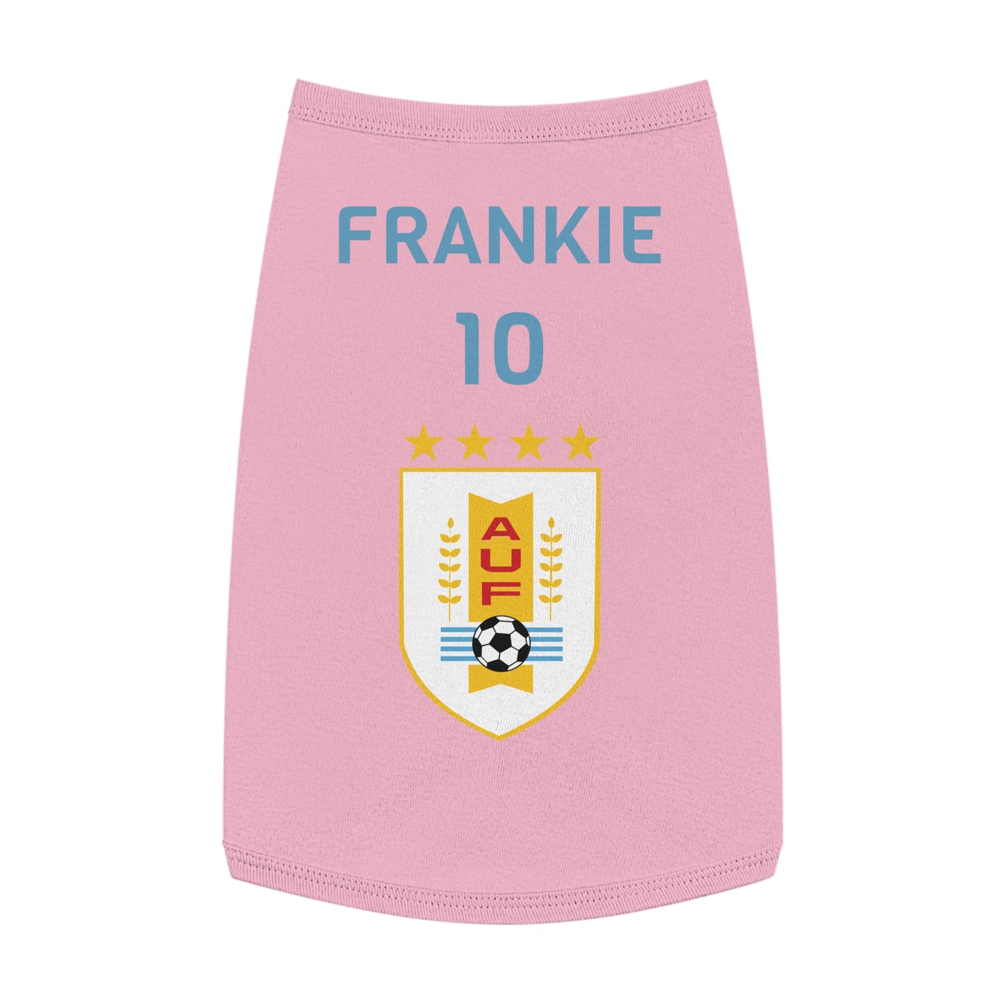 Customizable World Cup Pet Top — Team Uruguay