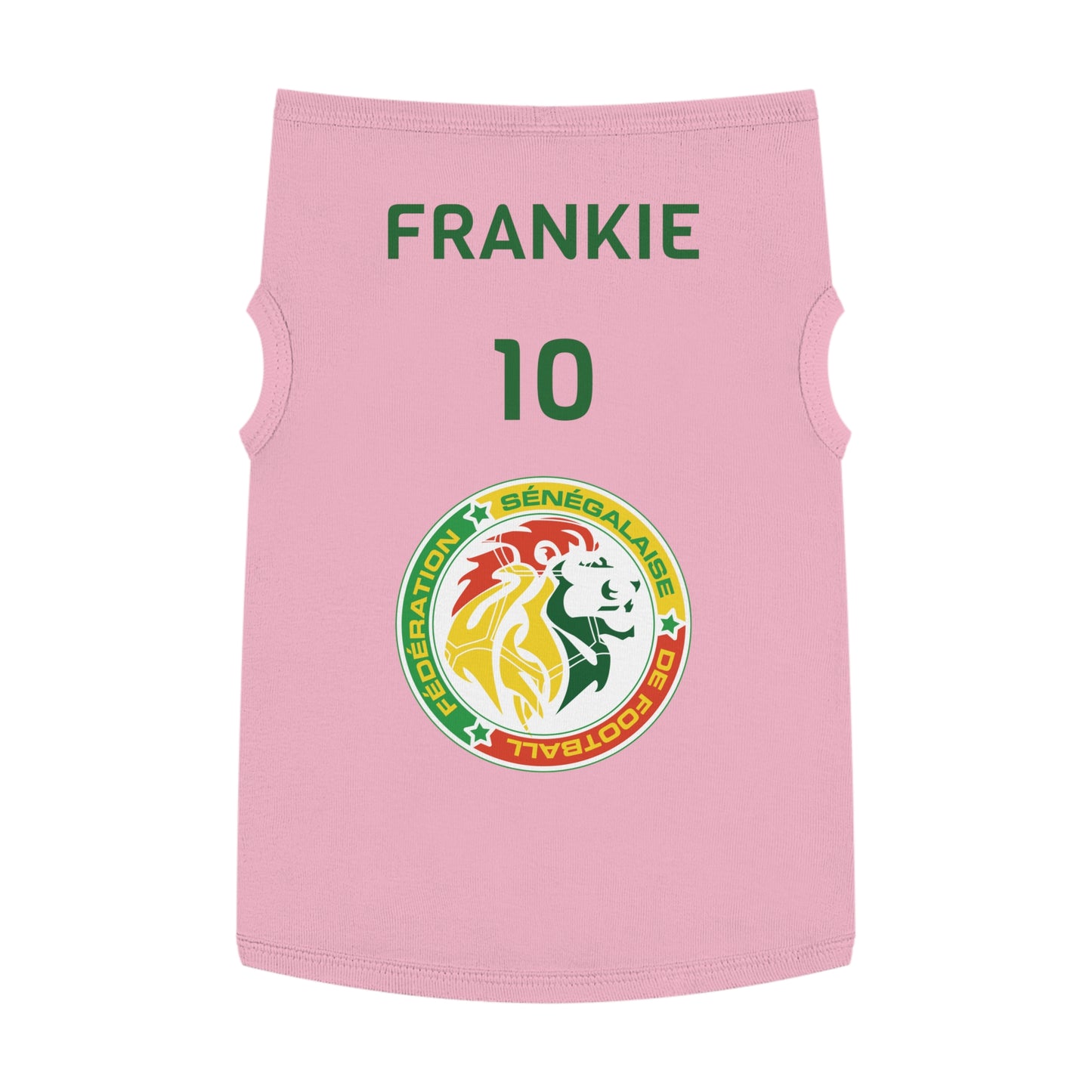 Customizable World Cup Pet Top — Team Senegal