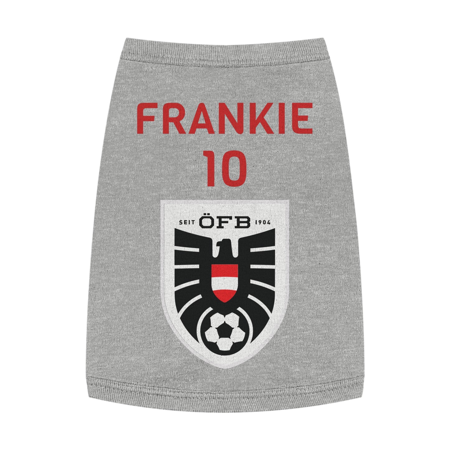 Customizable World Cup Pet Top — Team Austria