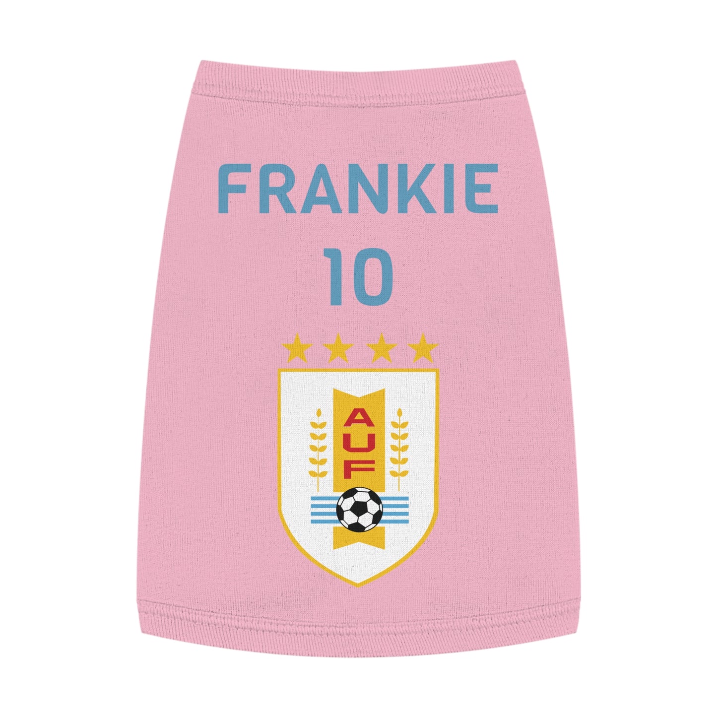 Customizable World Cup Pet Top — Team Uruguay