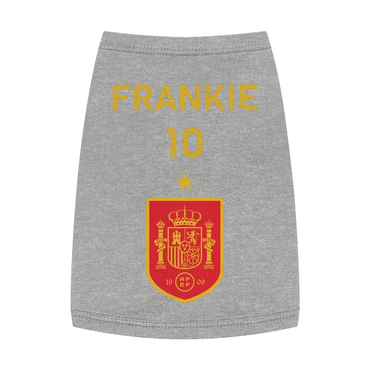 Customizable World Cup Pet Top — Team Spain