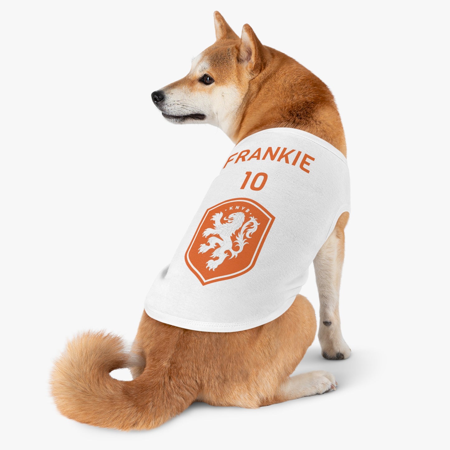 Customizable World Cup Pet Top — Team Netherlands