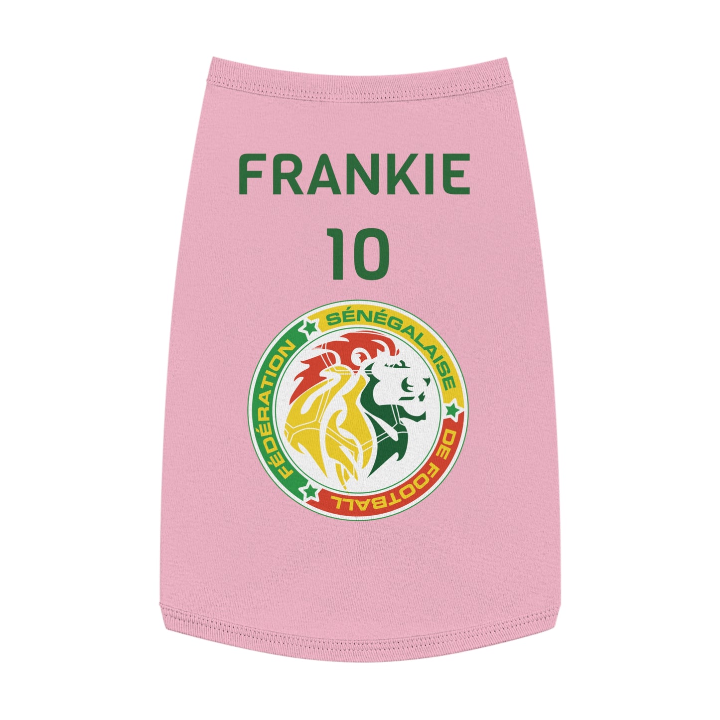 Customizable World Cup Pet Top — Team Senegal