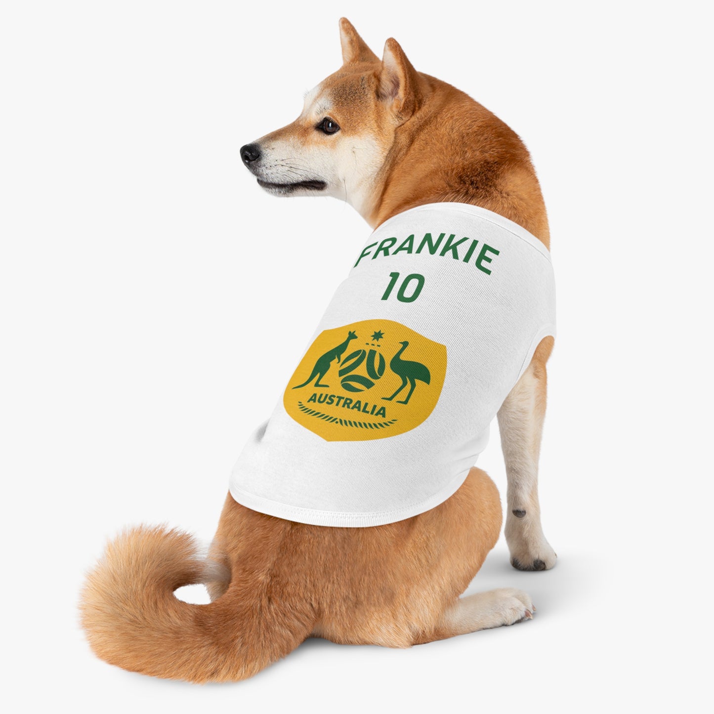 Customizable World Cup Pet Top — Team Australia