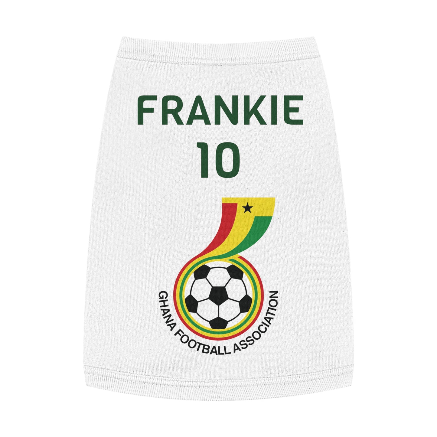 Customizable World Cup Pet Top — Team Ghana