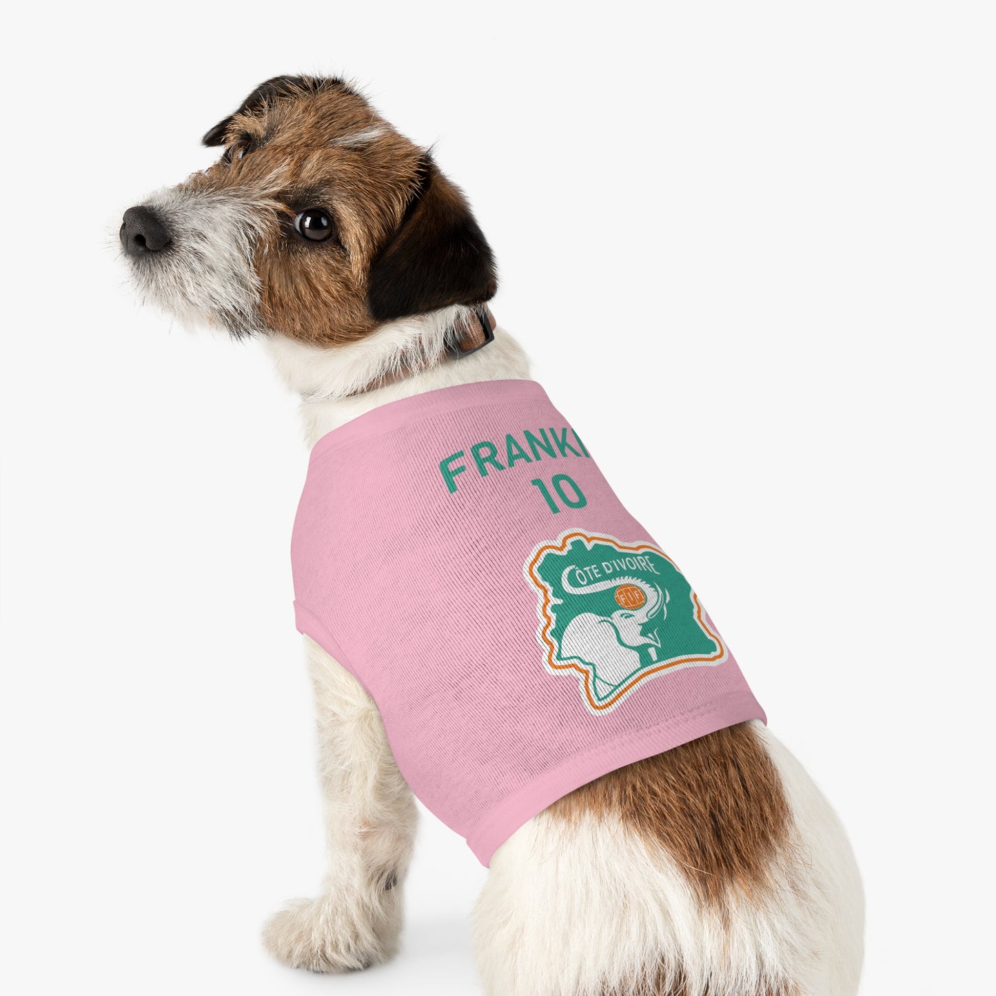 Customizable World Cup Pet Top — Team Cote D'Ivoire