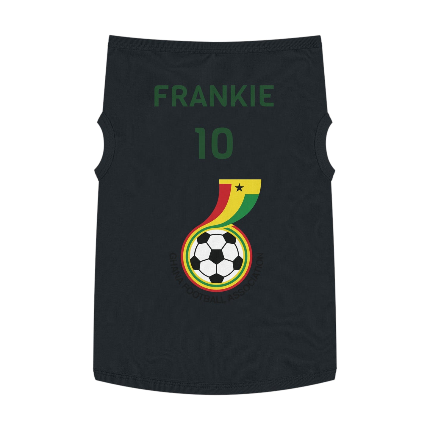 Customizable World Cup Pet Top — Team Ghana