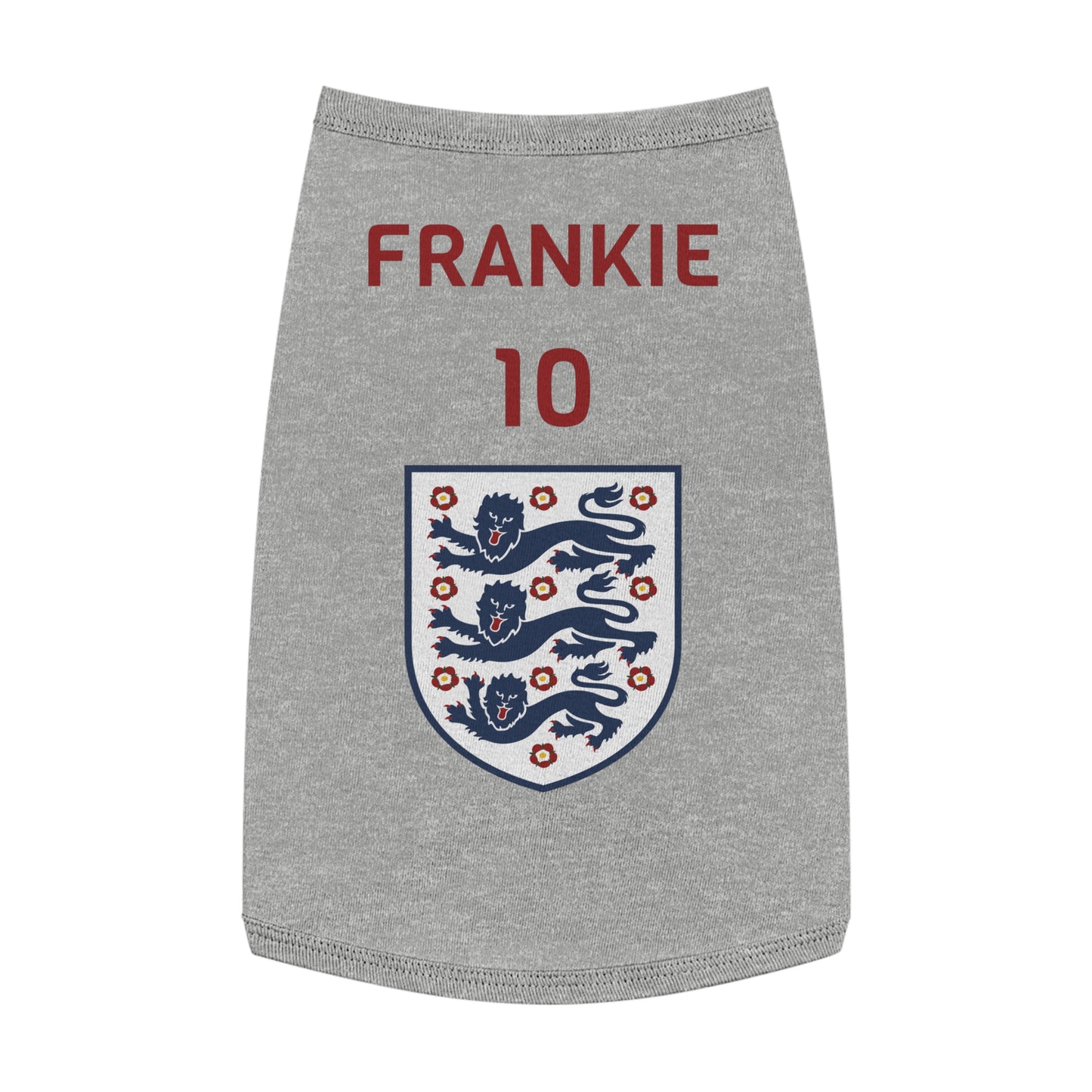 Customizable World Cup Pet Top — Team England