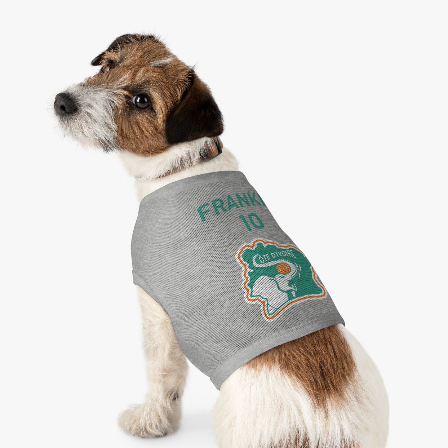 Customizable World Cup Pet Top — Team Cote D'Ivoire