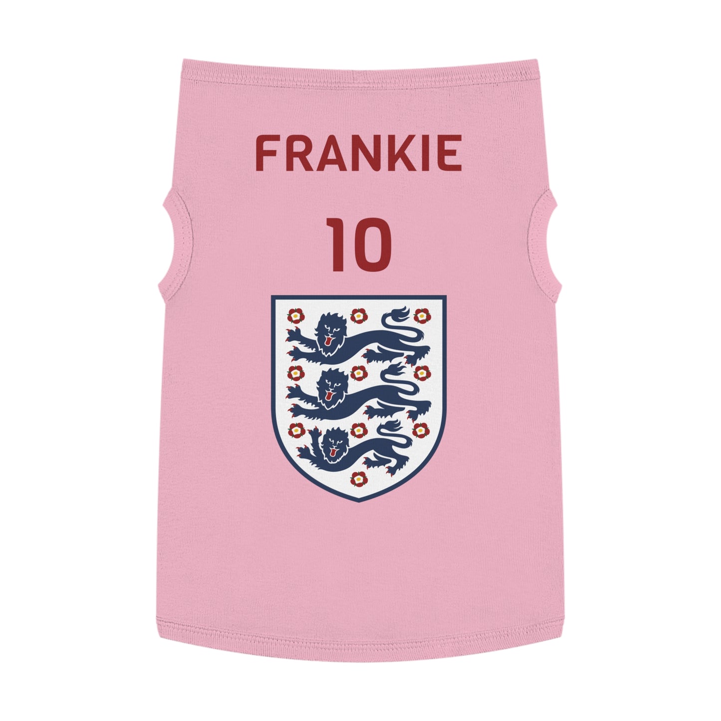 Customizable World Cup Pet Top — Team England