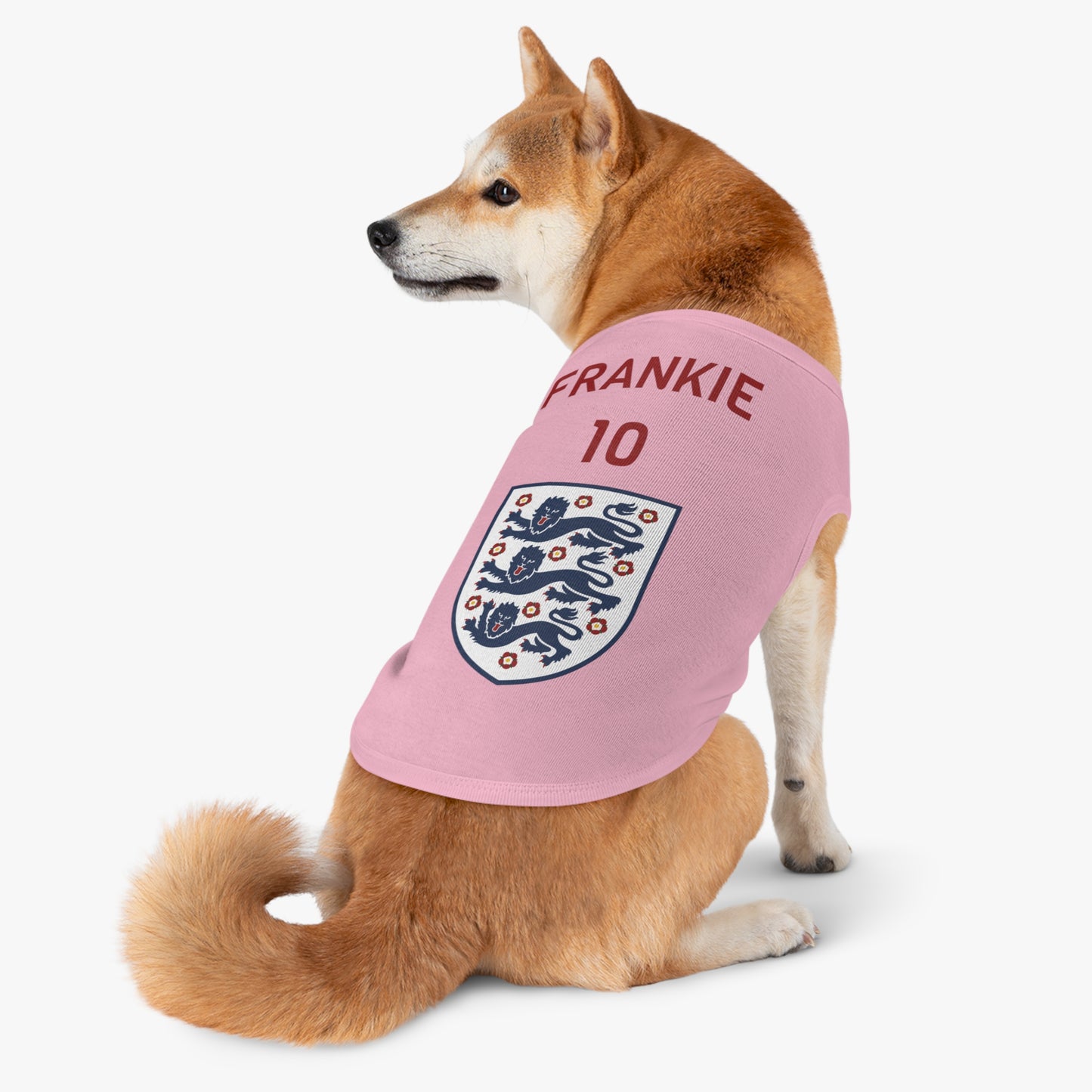 Customizable World Cup Pet Top — Team England