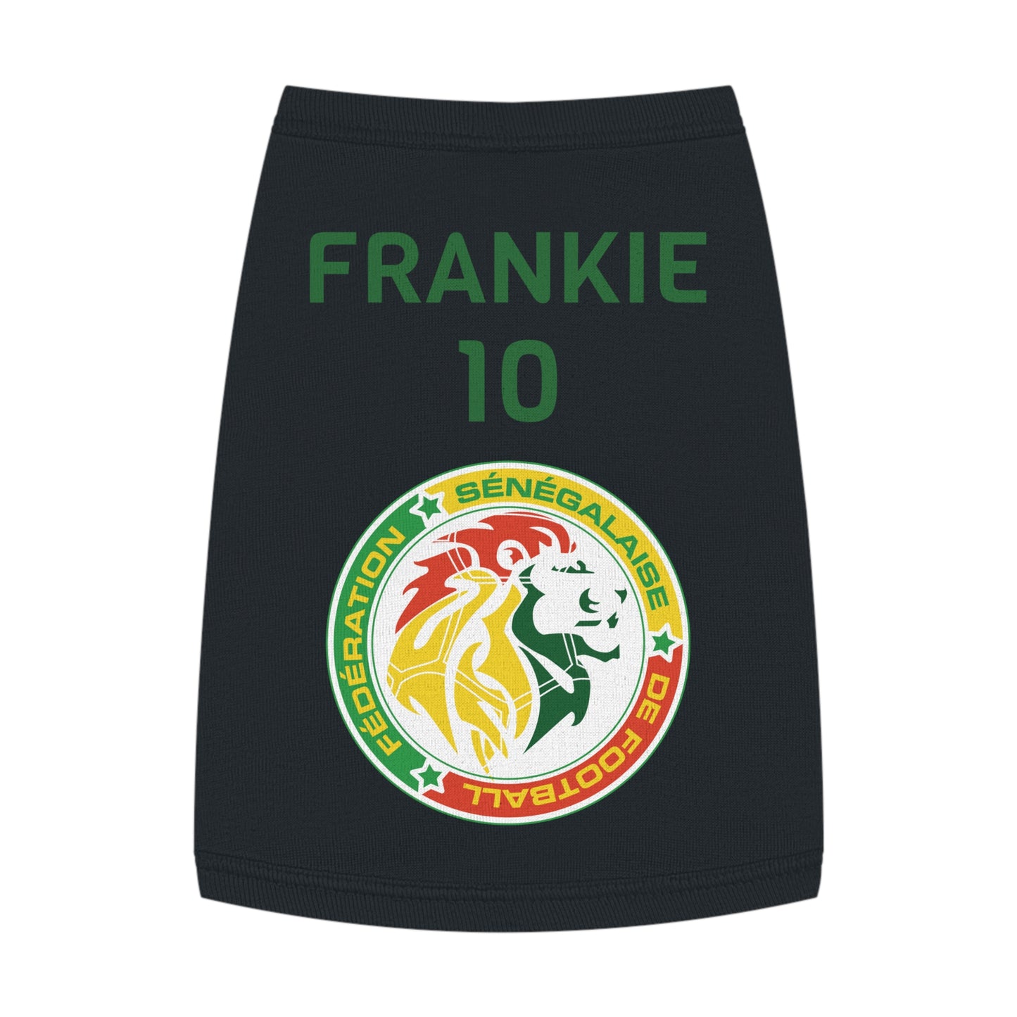 Customizable World Cup Pet Top — Team Senegal