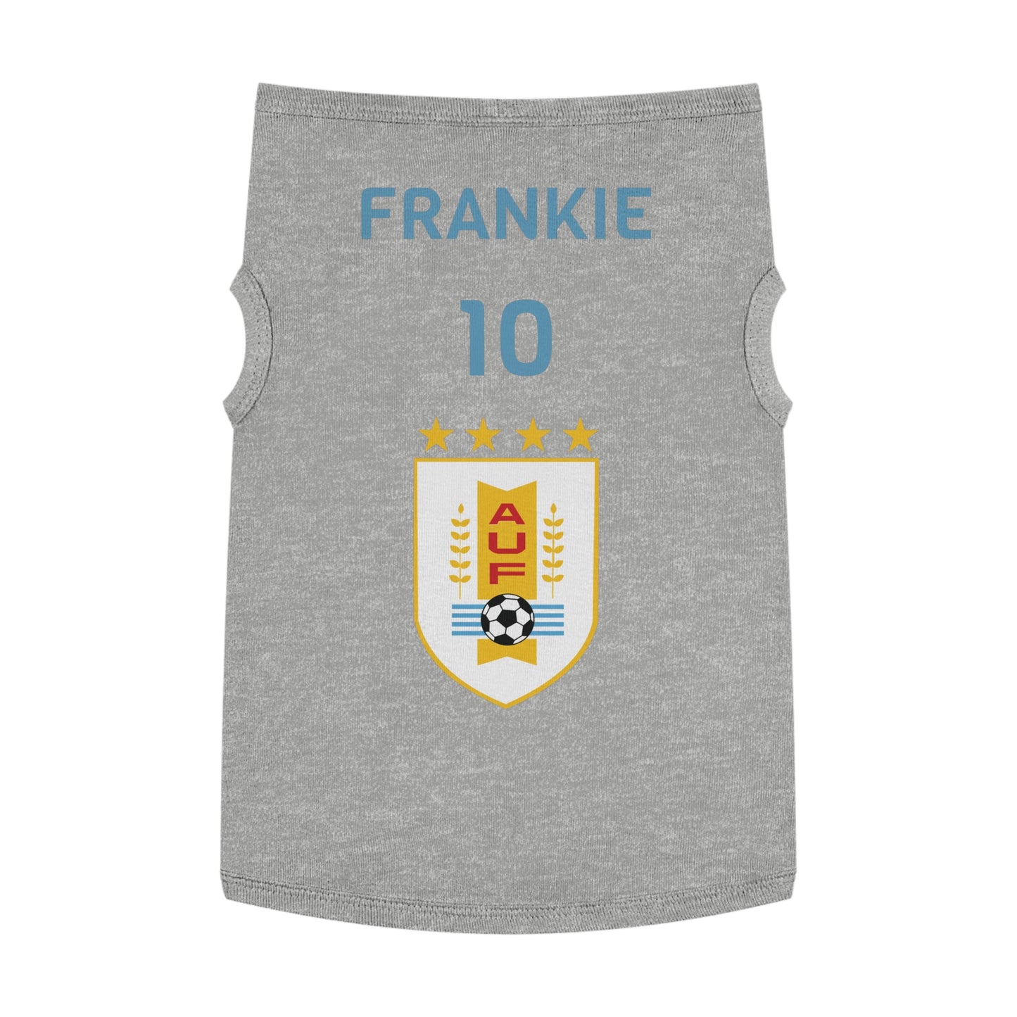 Customizable World Cup Pet Top — Team Uruguay
