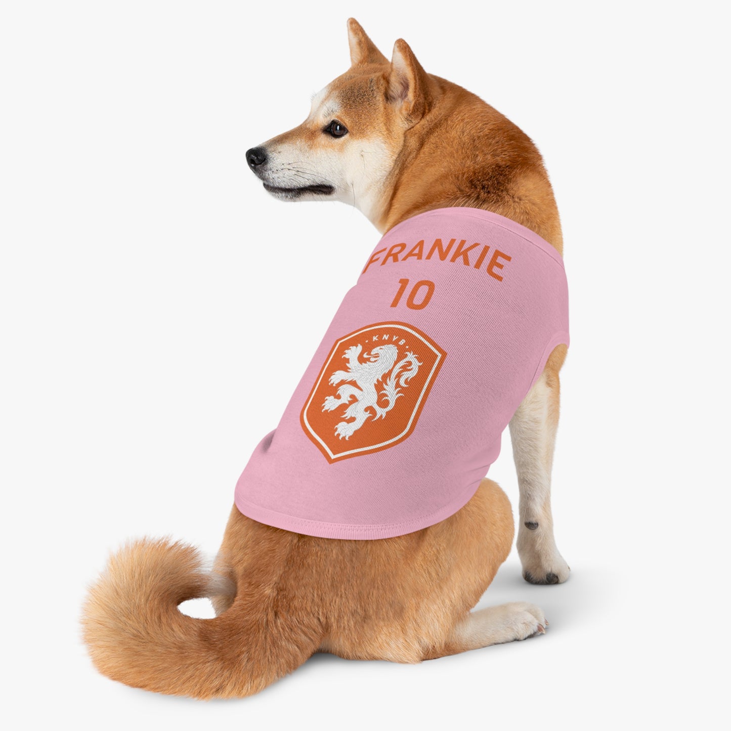 Customizable World Cup Pet Top — Team Netherlands
