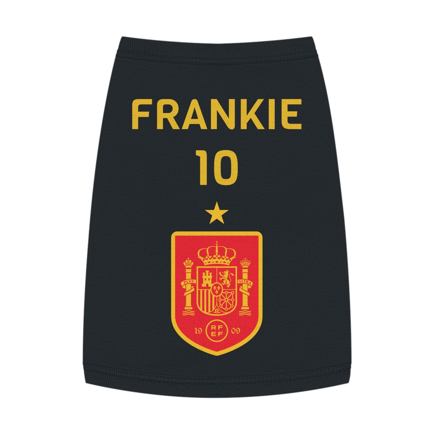 Customizable World Cup Pet Top — Team Spain